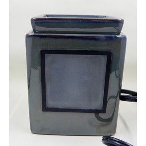 Scentsy Gallery Collection Cube Moss Green Wax Warmer No Frame